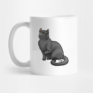Cat - European Shorthair - Black Mug